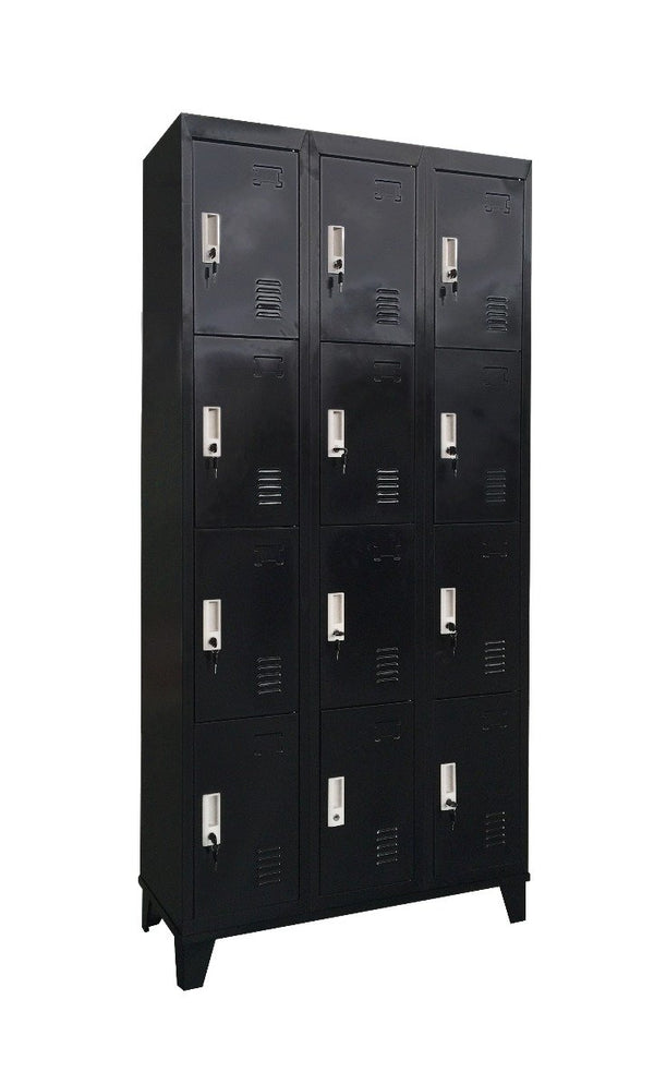 12 Door Locker - Office/Gym - Black
