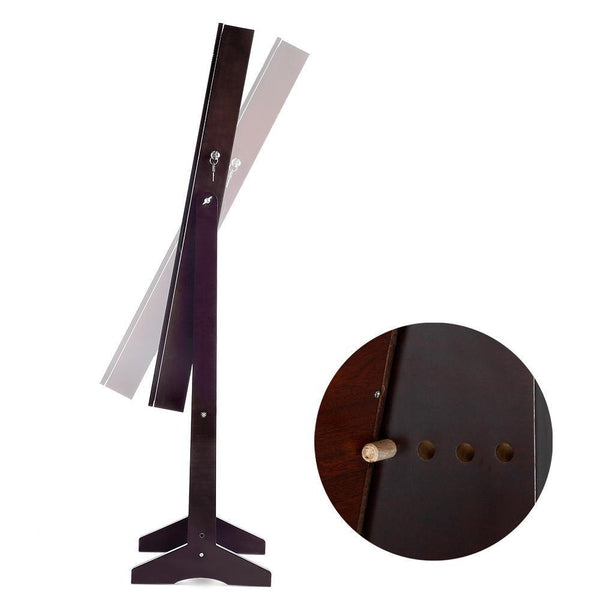 110Cm Mirrow With Cabinet - Walnut - Furniture Jewellery Cabinets