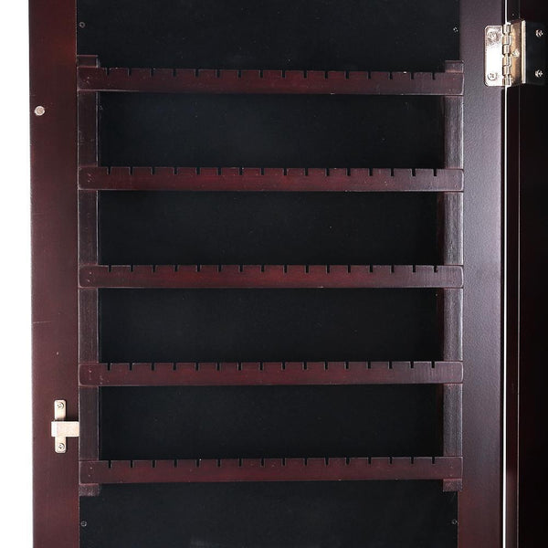 110Cm Mirrow With Cabinet - Walnut - Furniture Jewellery Cabinets