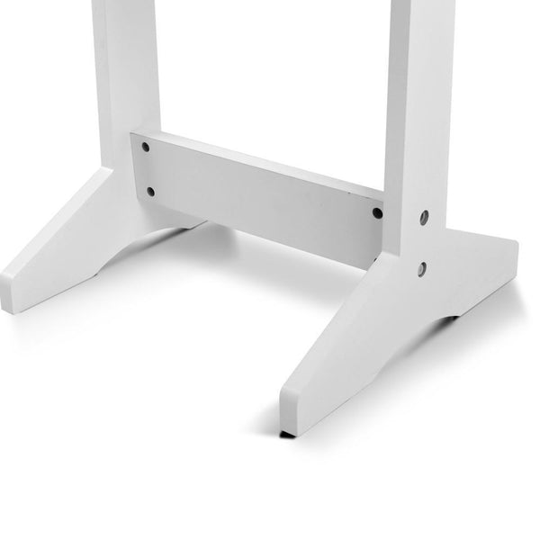 110Cm Mirrow With Cabinet - White - Furniture Jewellery Cabinets