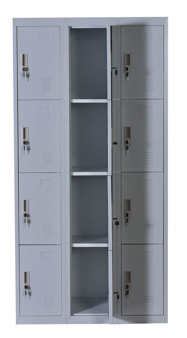 12 Door Locker - Office/gym - Light Grey - Furniture Office