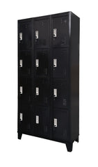 12 Door Locker - Office/Gym - Black