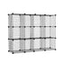 12 Cube Mesh Wire Storage Cabinet - Home & Garden Diy