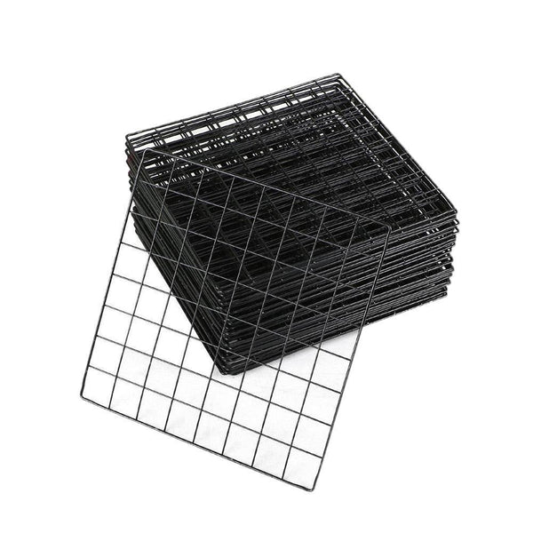 12 Cube Mesh Wire Storage Cabinet - Home & Garden Diy