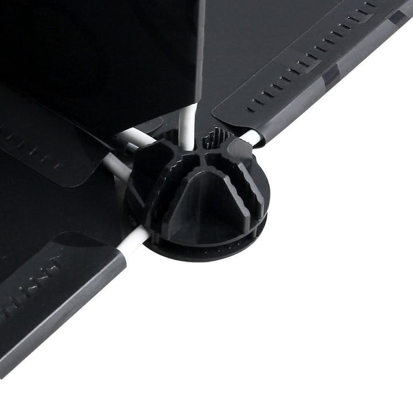 12 Cube Stackable Shoe Rack Storage Cabinet - Black & White - Home & Garden Storage