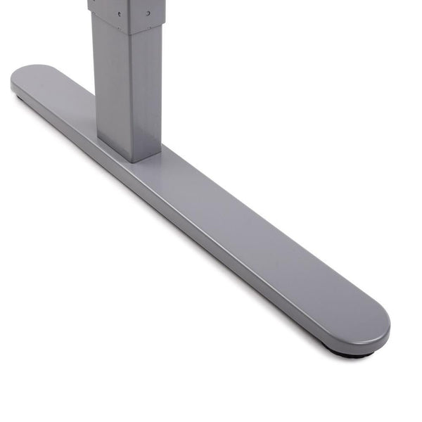 140cm Motorised Electrical Adjustable Frame Standing Desk - White Grey