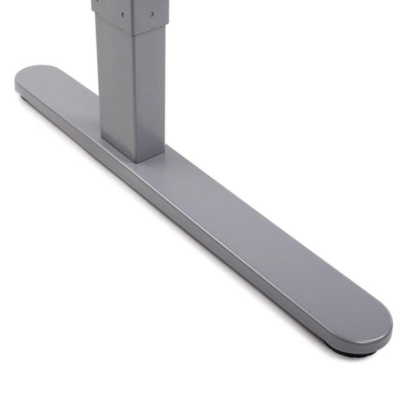 140cm Motorised Electrical Adjustable Frame Standing Desk - White Grey