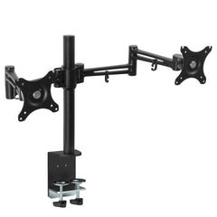 2 Arm Adjustable Screen Holder - Black