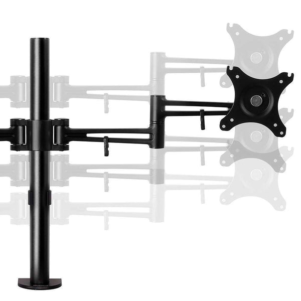 2 Arm Adjustable Screen Holder - Black - Furniture Office