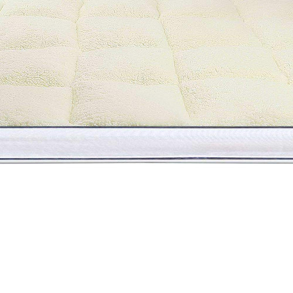 1000Gsm Reversible Faux Wool Underlay - Single - Home & Garden Bedding