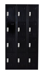 12 Door Locker - Office/Gym - Black