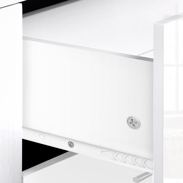 160 Cm Adjustable High Gloss Tv Unit - Furniture Living Room