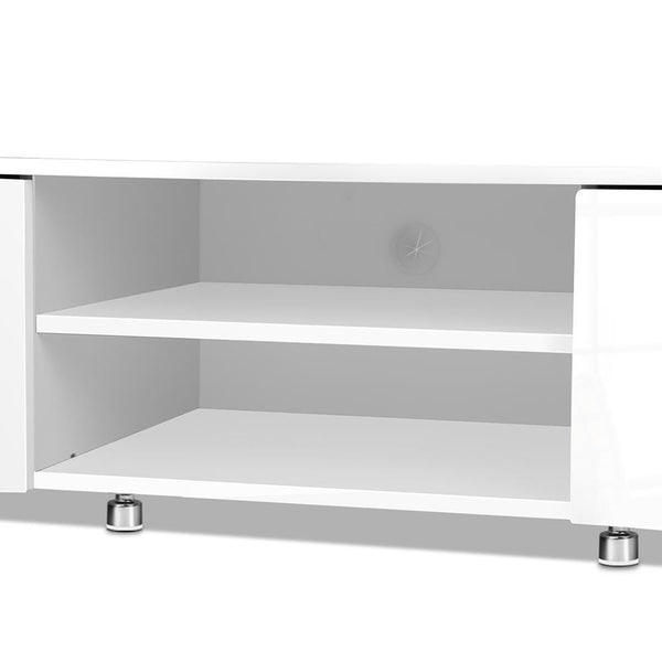 160 Cm Adjustable High Gloss Tv Unit - Furniture Living Room