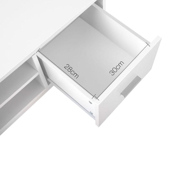 118 Tv Unit - White - Furniture Living Room