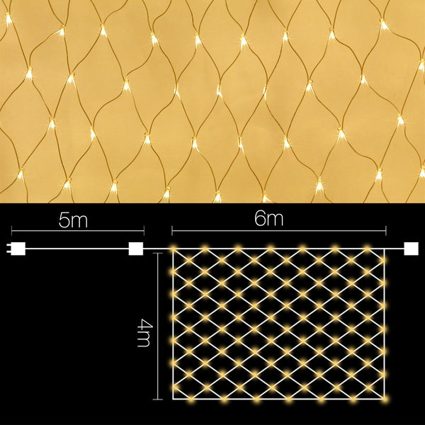 1000 Led Net Lights Warm White - Home & Garden Garden Lights