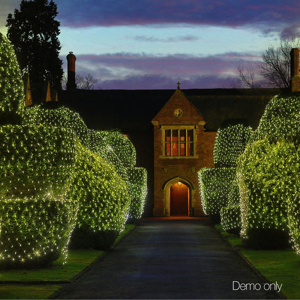 1000 Led Net Lights Warm White - Home & Garden Garden Lights